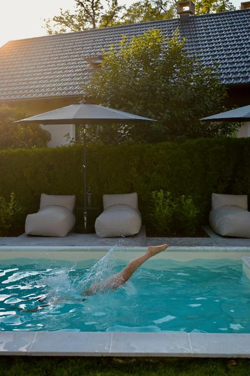 Swimming pool at Villa Pomona